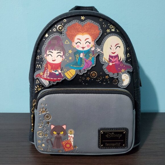 NWT Loungefly Hocus Pocus Chibi Mini Backpack - Picture 1 of 7